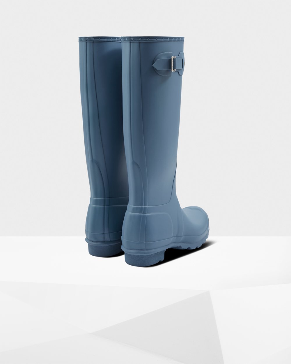 Womens Hunter Original - Tall Rain Boots Blue - 0895-XQZHT